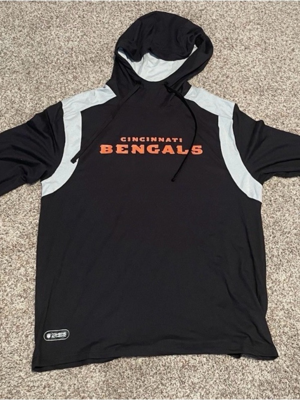 Cincinnati Bengals Black Hooded Pullover Shirt